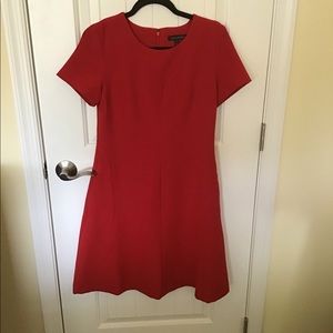 Banana Republic red fit & flare dress size 4